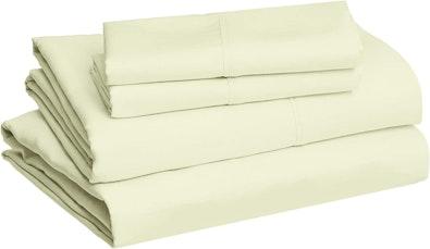 Celadon Green King Bed Sheet Set with Deep Pockets cover