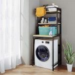 3-Tier Over Washing Machine Storage (Black) alternate 1