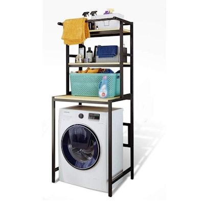 3-Tier Over Washing Machine Storage (Black) cover
