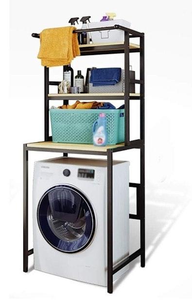 3-Tier Over Washing Machine Storage (Black) cover