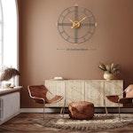 Large Modern Black Wall Clock 60cm alternate 5