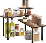 3-Tier Wooden Corner Shelf Kitchen Spice thumbnail