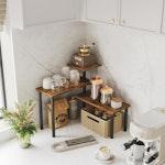3-Tier Wooden Corner Shelf Kitchen Spice alternate 1