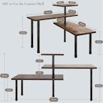 3-Tier Wooden Corner Shelf Kitchen Spice alternate 6