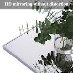 Full Length Over-Door Mirror 106x35cm, Silver alternate 5
