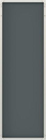 Full Length Over-Door Mirror 106x35cm, Silver alternate 6