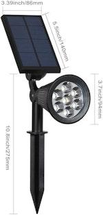 2-Pack Solar Outdoor Lights, 7-LED Color Change alternate 1