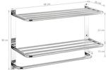 3-Tier Stainless Steel Towel Rack alternate 2