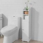 Freestanding Toilet Paper & Brush Holder alternate 1