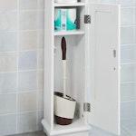Freestanding Toilet Paper & Brush Holder alternate 4