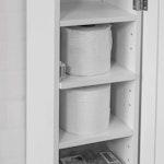 Freestanding Toilet Paper & Brush Holder alternate 7