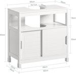 White Bathroom Vanity Unit alternate 2