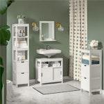 White Bathroom Vanity Unit alternate 3
