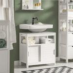 White Bathroom Vanity Unit alternate 4