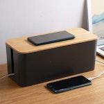 2-Pack Cable Management Boxes for Desk & TV alternate 3