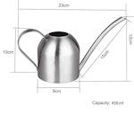 Stainless Steel Watering Can,  (450ml) alternate 1