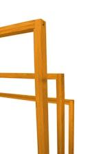 3-Tier Bamboo Towel Rack Stand alternate 6