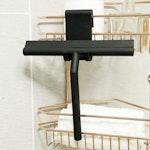 Black Silicone Shower & Window Squeegee with Hook alternate 1