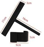 Black Silicone Shower & Window Squeegee with Hook alternate 6