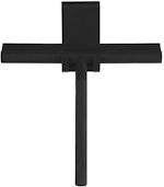 Black Silicone Shower & Window Squeegee with Hook alternate 7