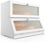 Double Layer Bamboo Bread Box (White) thumbnail