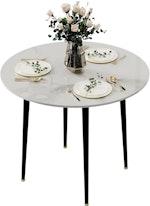 80cm Marble Kitchen Dining Table alternate 6