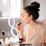 Rechargeable 1X/10X LED Travel Makeup Mirror alternate 6