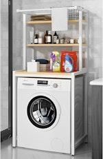 3-Tier Over Washing Machine Storage (White) alternate 1