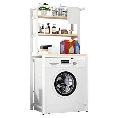 3-Tier Over Washing Machine Storage (White) cover