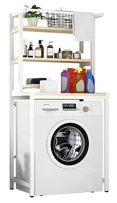 3-Tier Over Washing Machine Storage (White) cover