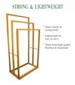 Bamboo Towel Bar Holder Rack (Standard) alternate 8