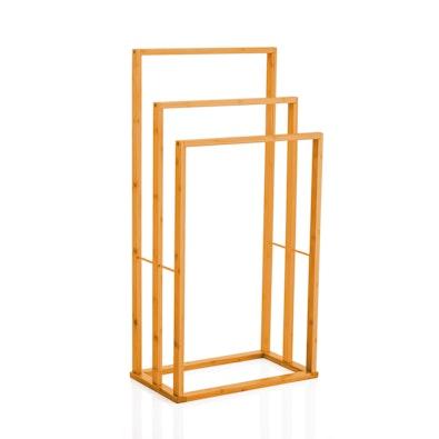 Bamboo Towel Bar Holder Rack (Standard) cover