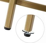 Gold Round Side Table with Metal Frame alternate 4