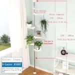 5-Tier Stainless Steel Plant Stand - Ivory alternate 3