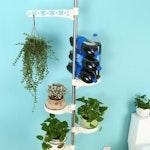 5-Tier Stainless Steel Plant Stand - Ivory alternate 6