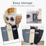 135L 3-in-1 Laundry Hamper with Waterproof Bags alternate 3