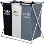 135L 3-in-1 Laundry Hamper with Waterproof Bags alternate 6
