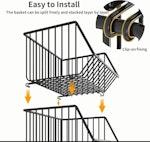 Metal 5-Tier Rolling Vegetable and Fruit Basket alternate 4