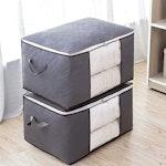 3 Pack Clothes Organiser (Grey) alternate 8