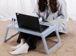 Multifunction Laptop Bed Desk (Blue) thumbnail