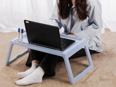 Multifunction Laptop Bed Desk (Blue) cover
