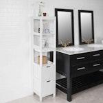 Tall Cabinet with Shelves & Drawers alternate 1