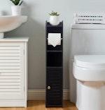 Toilet Paper Holder with Roller - Black, 76cm thumbnail
