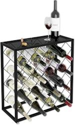 Freestanding Metal Wine Rack for 25 Bottles alternate 1
