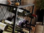 Freestanding Metal Wine Rack for 25 Bottles alternate 4