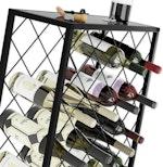 Freestanding Metal Wine Rack for 25 Bottles alternate 7