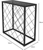 Freestanding Metal Wine Rack for 25 Bottles alternate 8