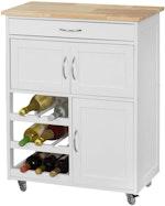 Kitchen Trolley with Wine Racks thumbnail