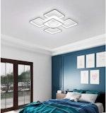 72W LED Square Ceiling Light, Cool White alternate 3