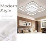 72W LED Square Ceiling Light, Cool White alternate 5